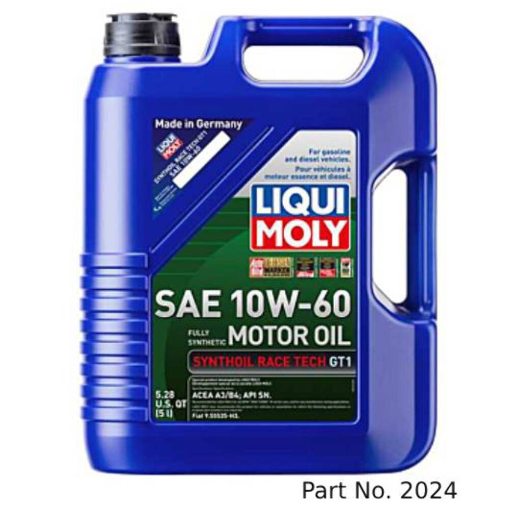 Liqui Moly Motor Oil Synthoil Gasoline Race Tech GT1 SAE 10W-60 5Lt/5.28Qt