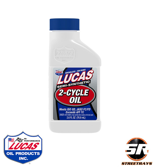 Lucas 10058 Semi Synthetic 2-Cycle High Temperature Oil – Single 2.6 Oz Bottle