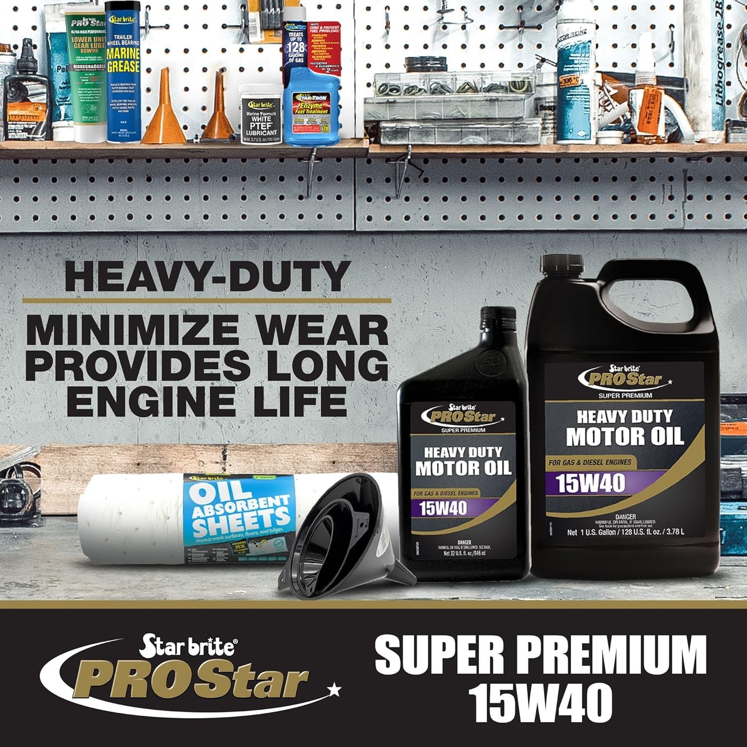 Pro Star Super Motor Oil SAE 15W-40 – High Performance, Heavy-Duty Engine Pr…
