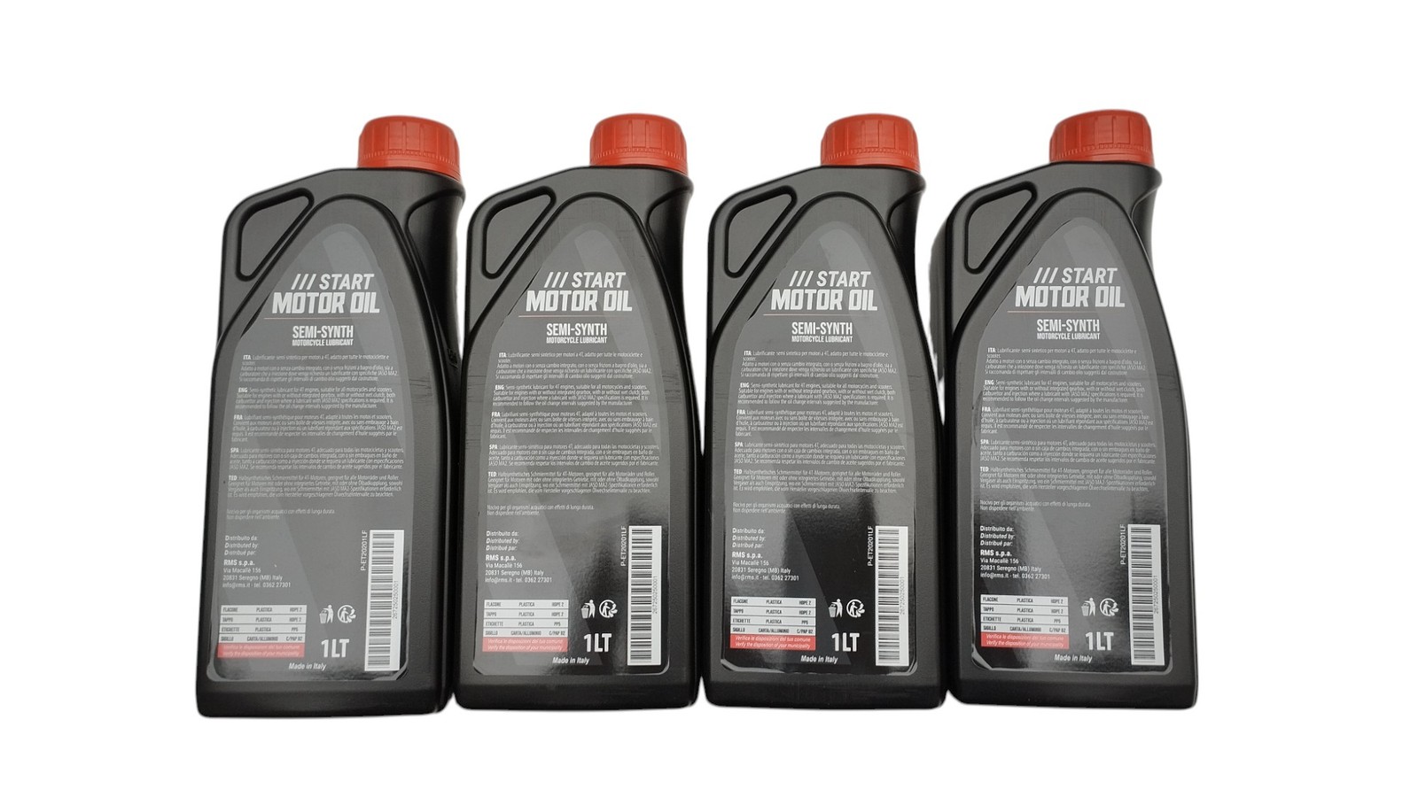 4 Litre Engine Oil 10w40 START Semi-Synthetic Motorcycle Scooter 4-Stroke 10-40 10 40