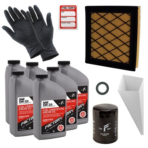 Factory Racing Parts 5W20 6 Qt Oil Change Kit for Ford F150 4.6L /3.7L
