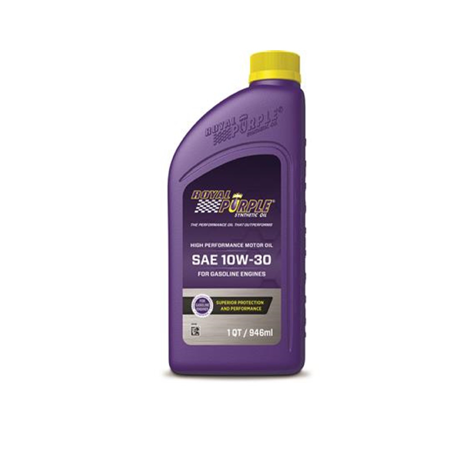 Royal Purple Multi-Grade 10W-30 High Performance Motor Oil 1 Quart Bottle Single