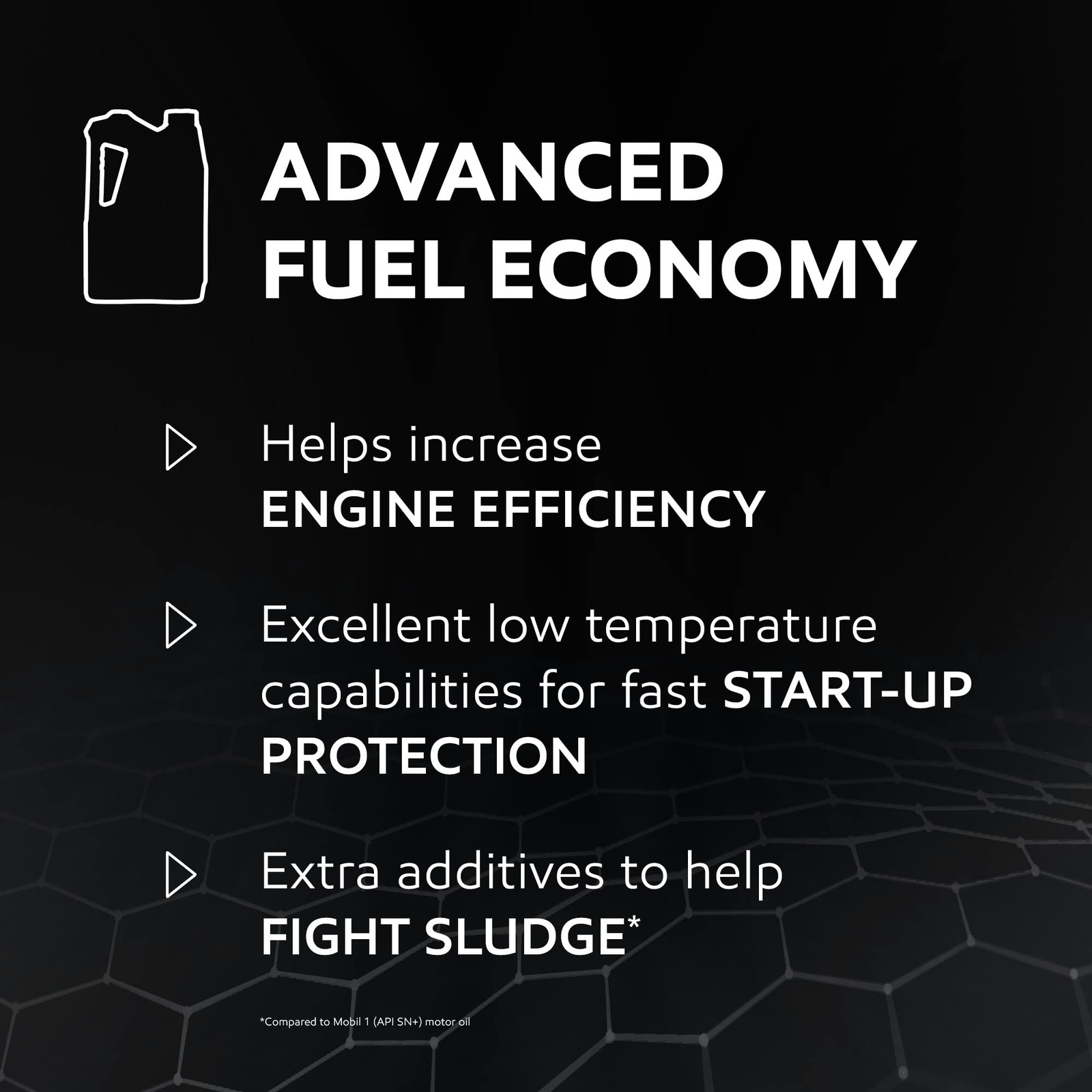 Mobil 1 Advanced Fuel Economy Full Synthetic Motor Oil 0W-30, 5 5 Quart, Gray
