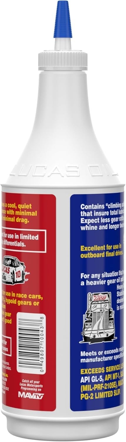 10043 SAE 80W-90 Heavy Duty Gear Oil – 1 Quart