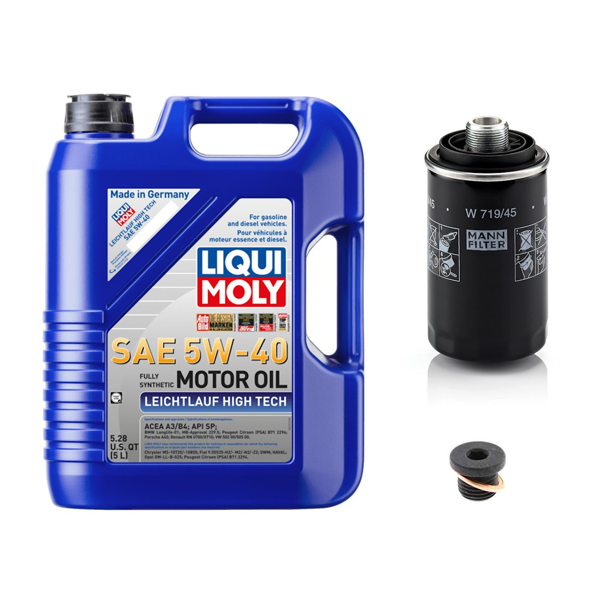 KIT-070224-112 Liqui Moly Motor Oil for Audi A5 Quattro A4 allroad A6 2012-2015