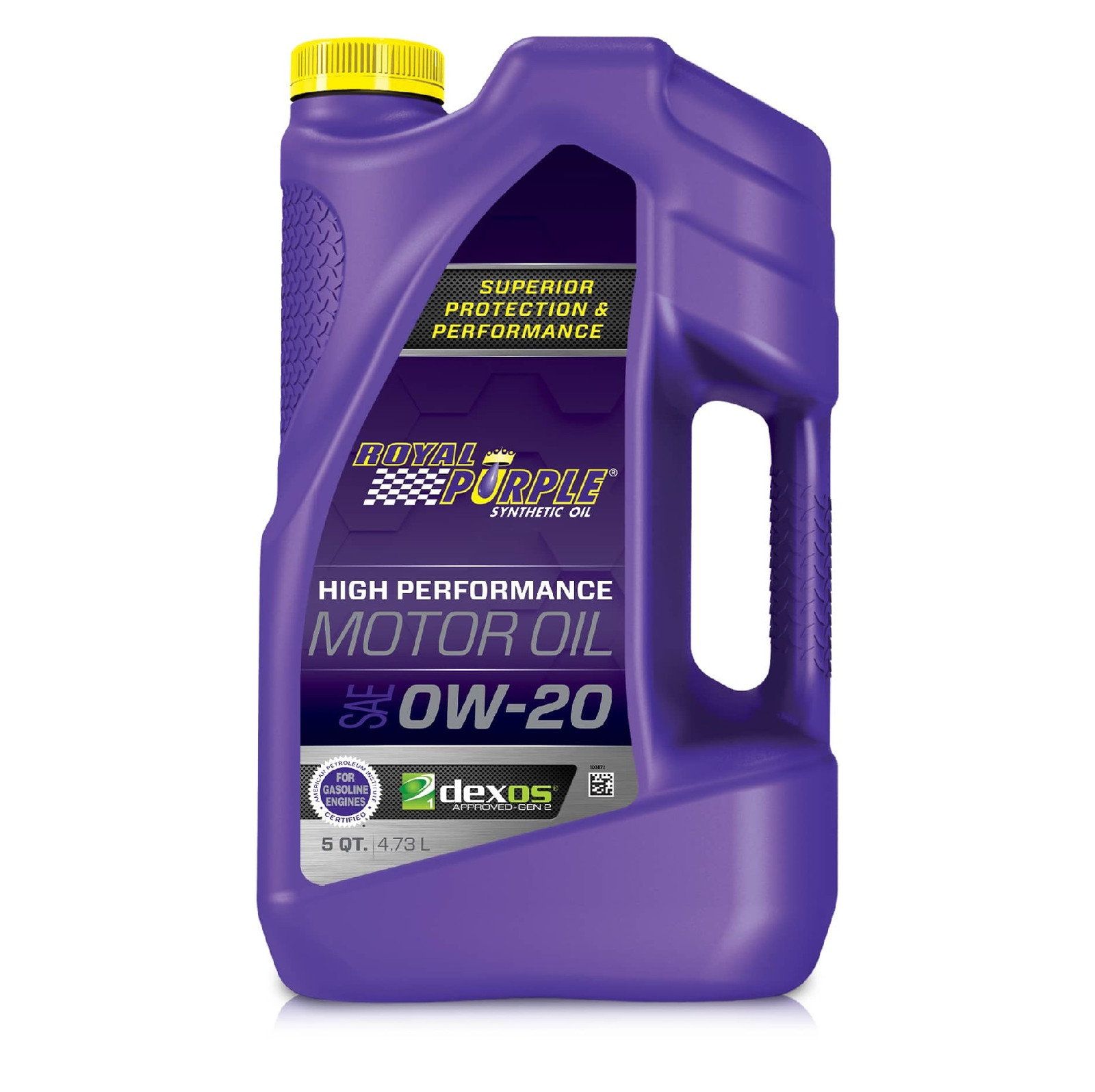 Royal Purple Multi-Grade 0W-20 High Performance Motor Oil 5 Qt Jug & 1 Qt Bottle