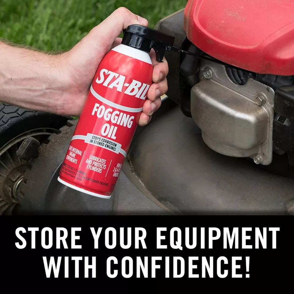 STA-BIL (22001) Fogging Oil, Stops Corrosion In Stored Engines, Lubricates 12 Oz