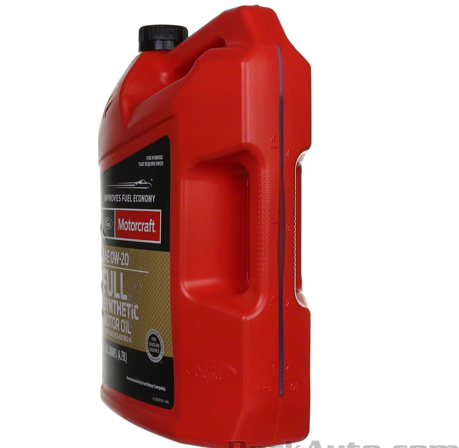 SALE- MOTORCRAFT XO0W205QFS Premium Synthetic Blend; SAE 0W-20; 5 Quart