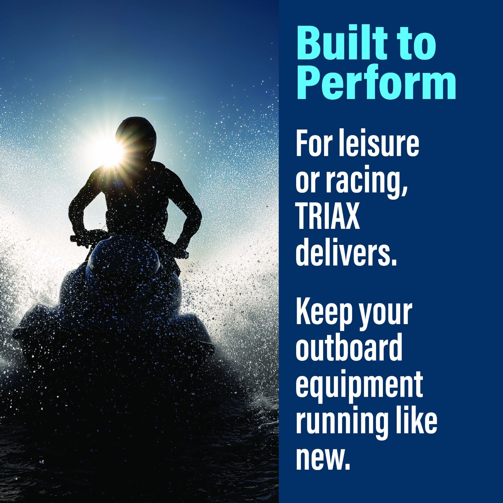 TRIAX Marine Ultra Outboard 2-Cycle Full Synthetic Marine Oil (1 Gallon)