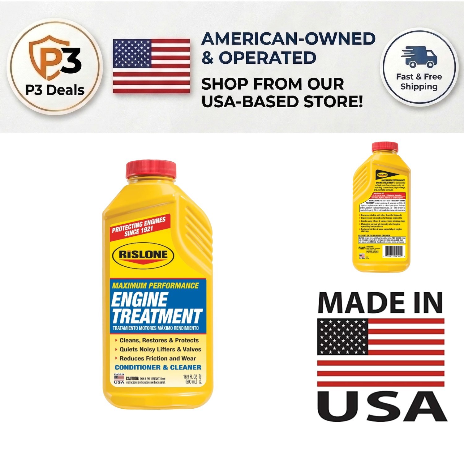 XTREME LUBE 4102 – 16.9 oz Engine Treatment for Superior Performance & Quieting