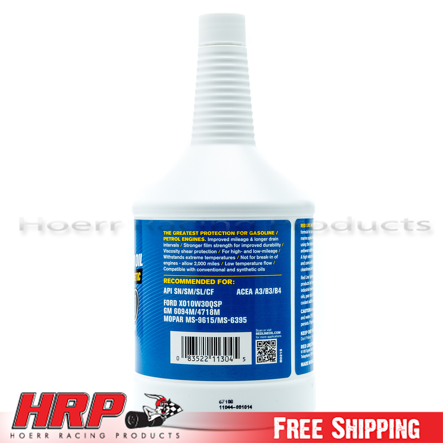 Red Line 11304 10W30 Motor Oil – 1 Quart