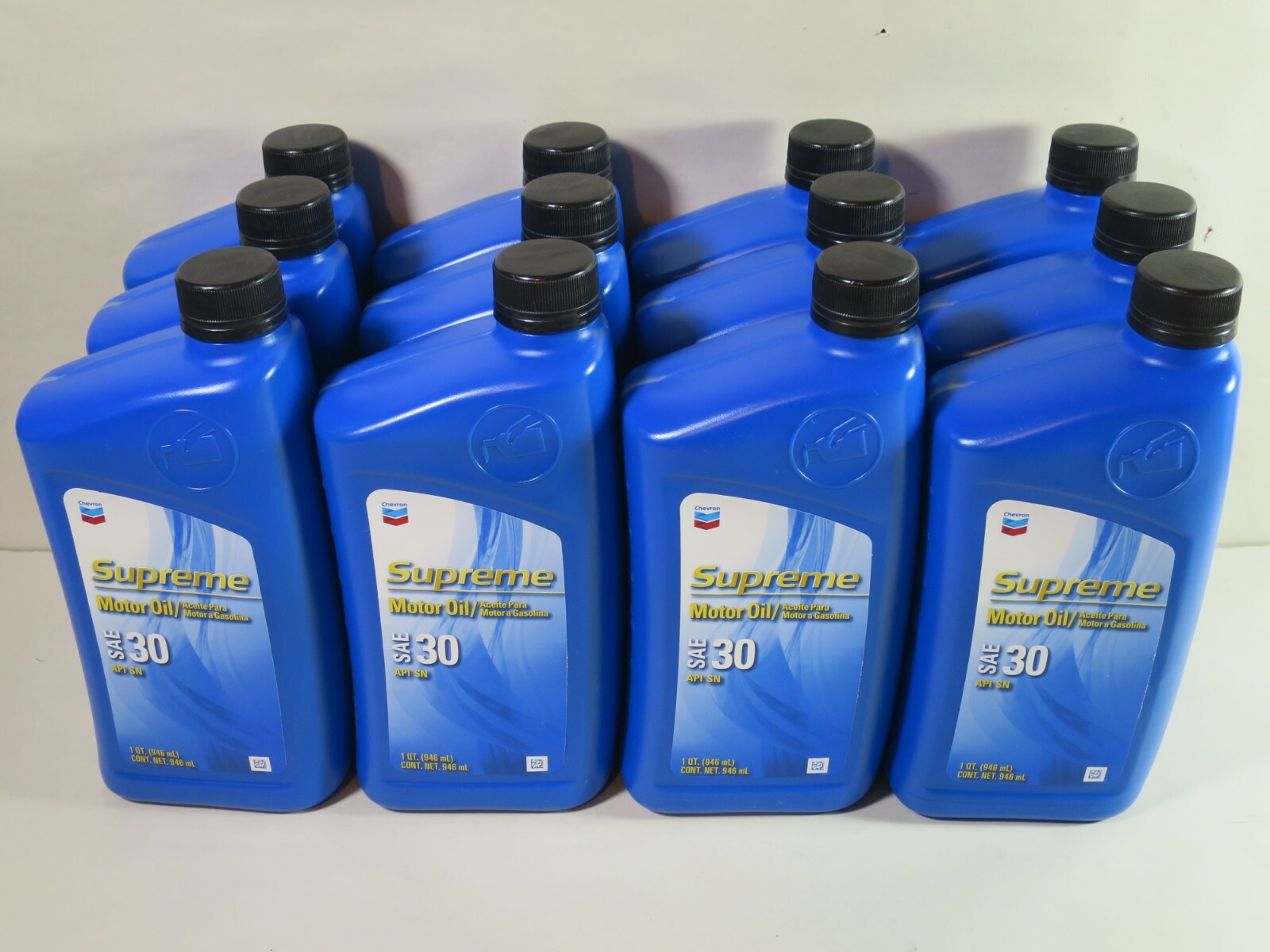 Chevron 224114722 Supreme Motor Oil SAE30 1-Qt Case of 12