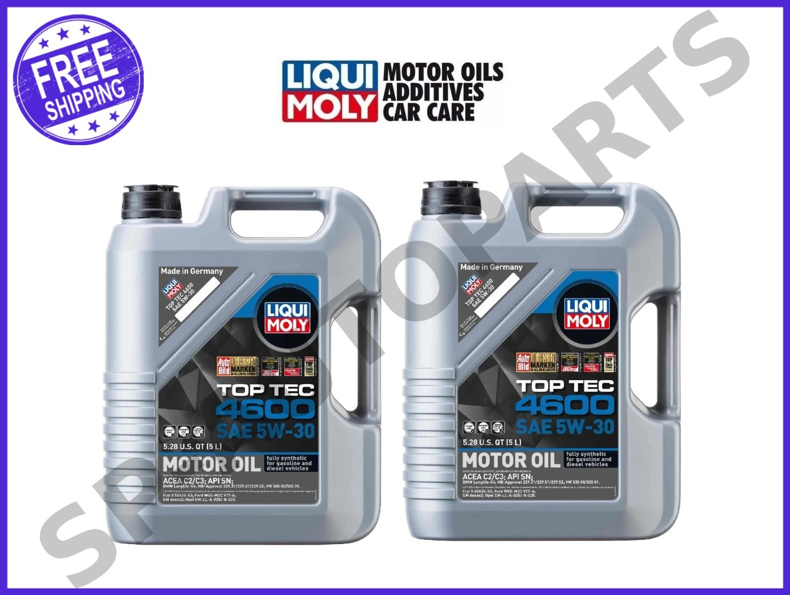 10 Liters Engine Motor Oil Liqui Moly Premium Fully Synthetic SAE 5W-30