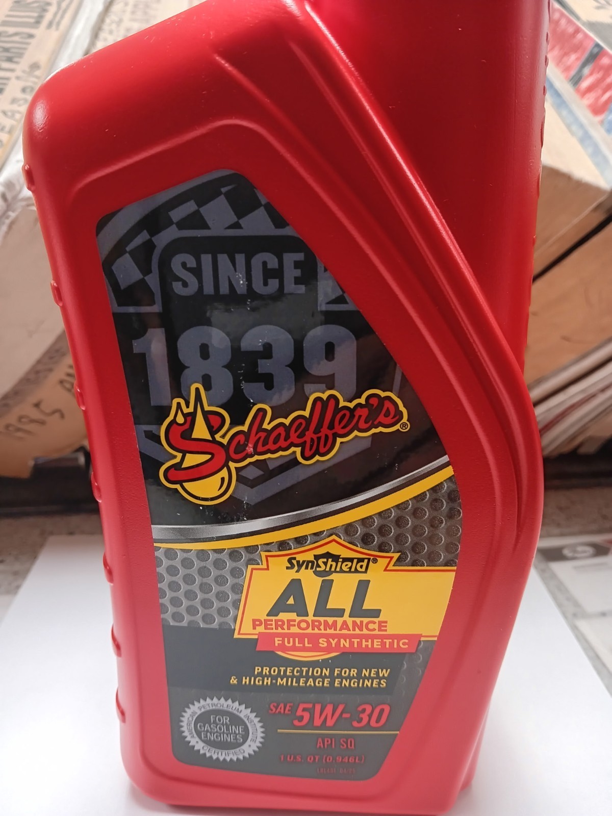 Just released! 6 Pack of Schaeffer’s 5w30 All Performance oil
