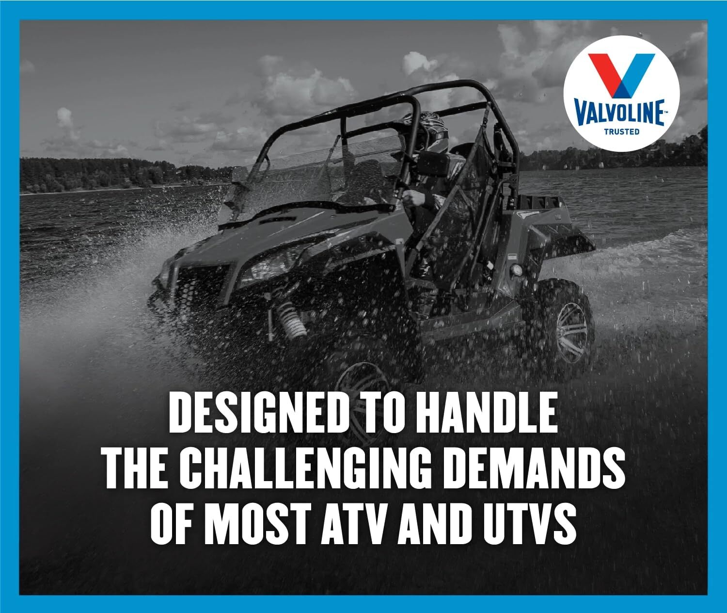 Valvoline 4-Stroke ATV/UTV SAE 10W-40 Motor Oil 1 QT Case of 6