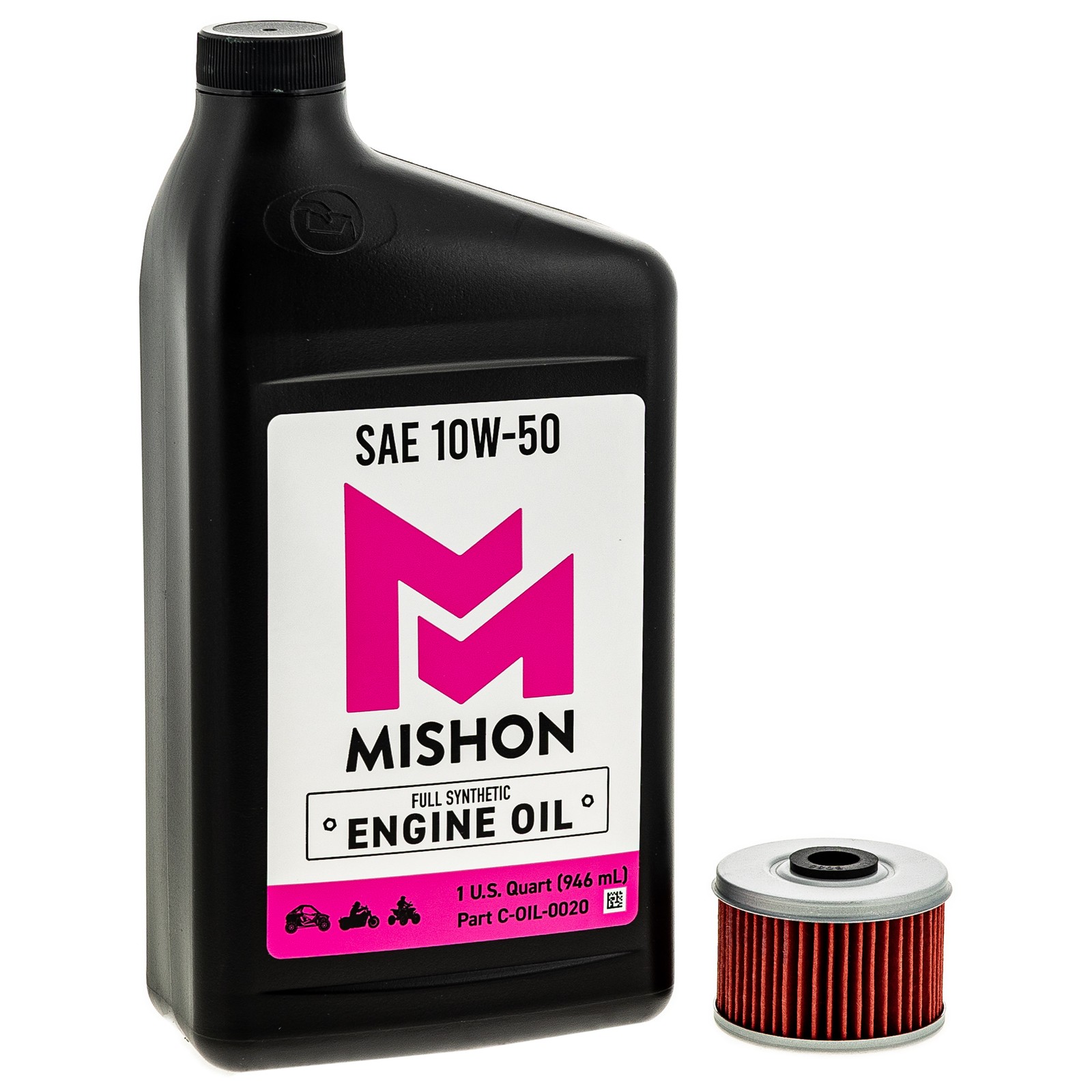 MISHON Engine Oil Change Kit for Kawasaki KX450F Motorcycle 2009