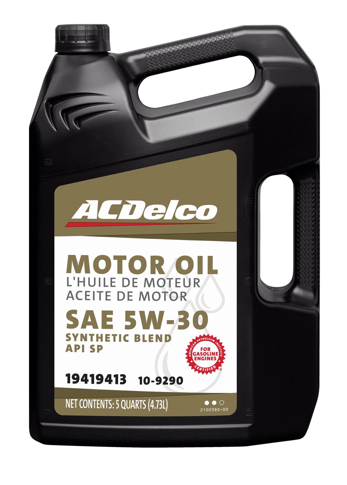 ACDelco 10-9290 5W-30 Syn Blend / Air Oil Cabin Filters PF2250G CF3156C A3693C