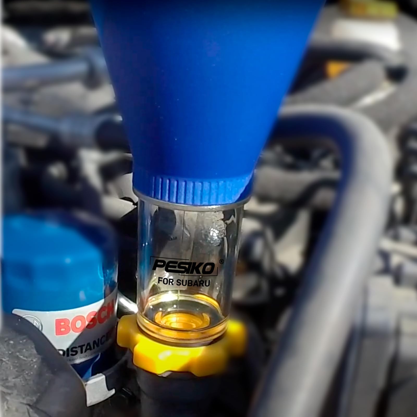 Engine Oil Funnel SpillHandsCompatible with Vehicle for Fast & Easy Oil Change