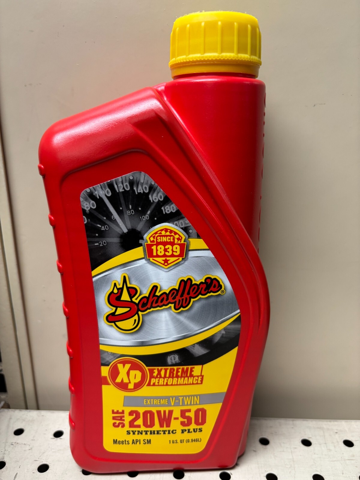 1 Quart Schaeffer’s Oil Extreme V-Twin Synthetic Plus Racing Oil 20W-50