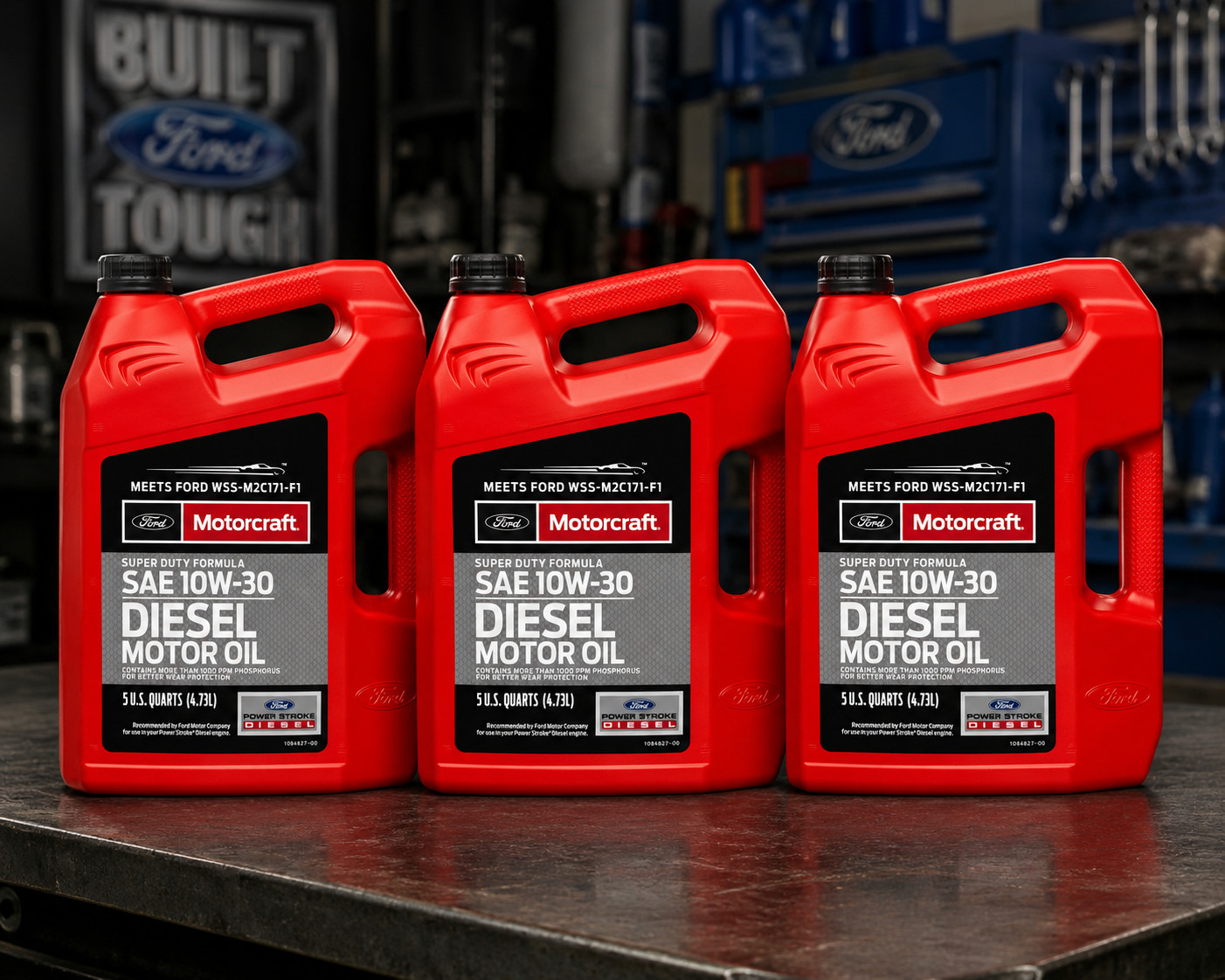 3 PACK – MOTORCRAFT XO10W305Q3SD Super Duty Diesel; SAE 10W-30; 5 Quart
