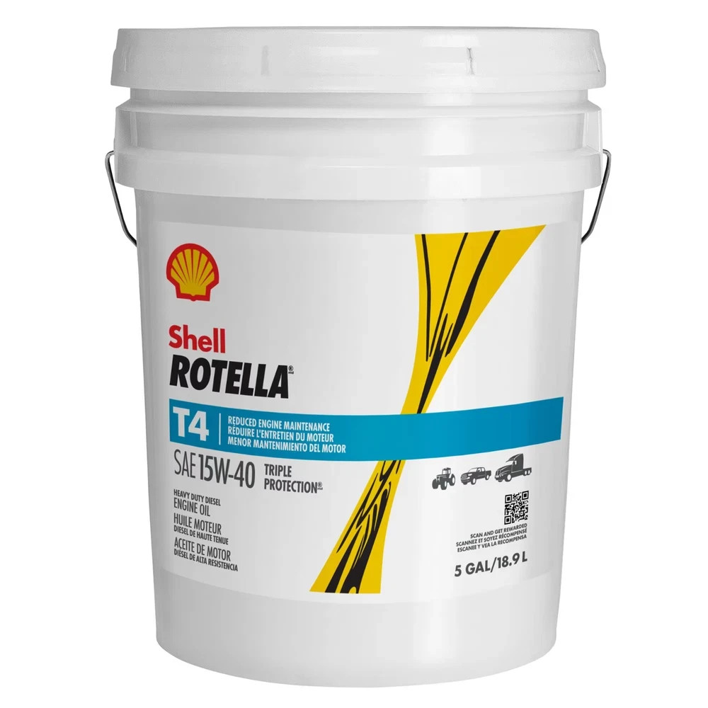 HOT!! Shell ROTELLA T4 Triple Protection Diesel Conventional Engine Oil 15W-40