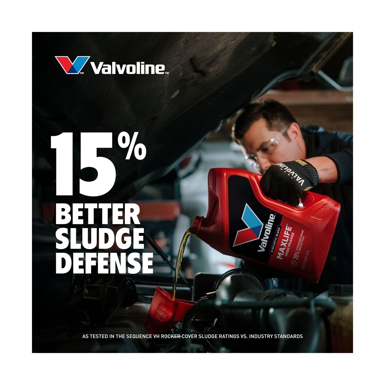 Valvoline High Mileage with MaxLife Technology SAE 5W-30 Synthetic Blend Moto…