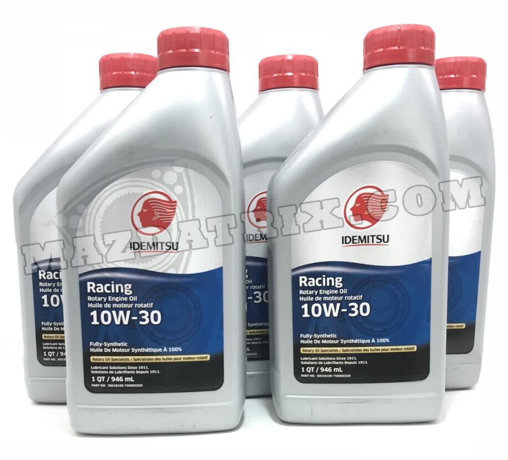 Idemitsu 10W-30 Oil for Mazda Rotary Engines – 5 Quarts — RX7, RX8, FD3S, SE3P
