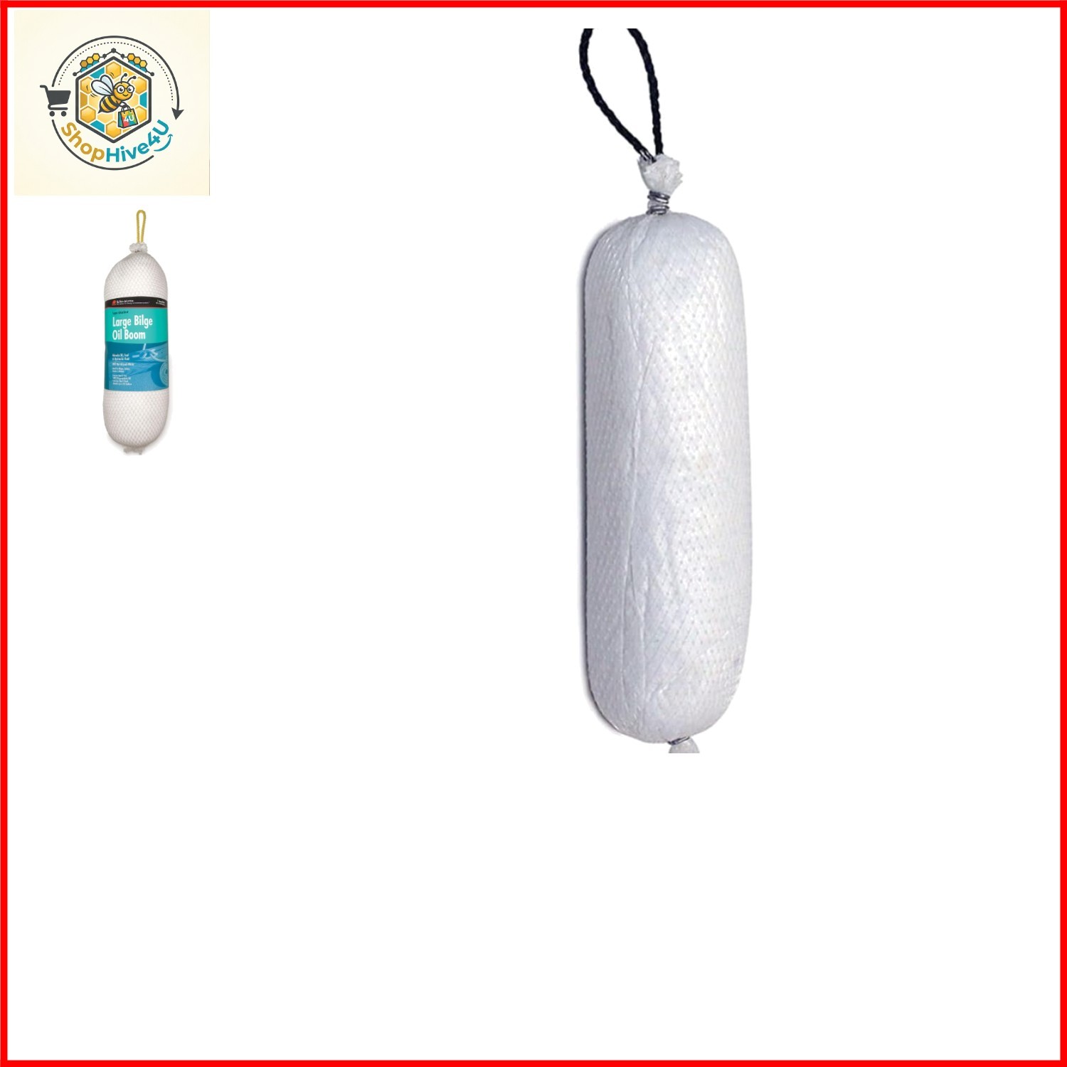 6″ x 19″ Oil-Only Polypropylene Sorbent Bilge Boom, Absorb up to 2.8 Gallons …