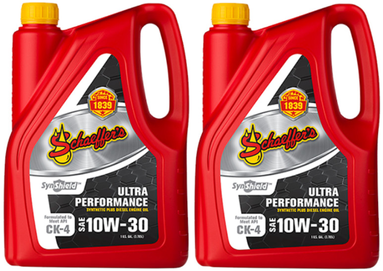 Schaeffers 722 SynShield® Ultra Performance Engine Oil 10W-30 (2 Gallons)