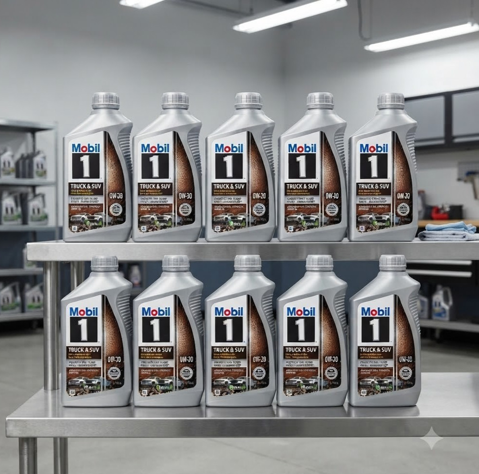 10 pack- MOBIL 124592 Truck & SUV 0W-20; Mobil 1 Truck & SUV; Full Synthetic;