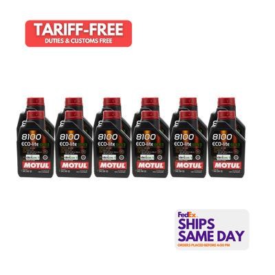 Motul Usa 111361, Set of 12 8100 Eco-Lite Gen3 5W30 Case 12X1L Performance Parts