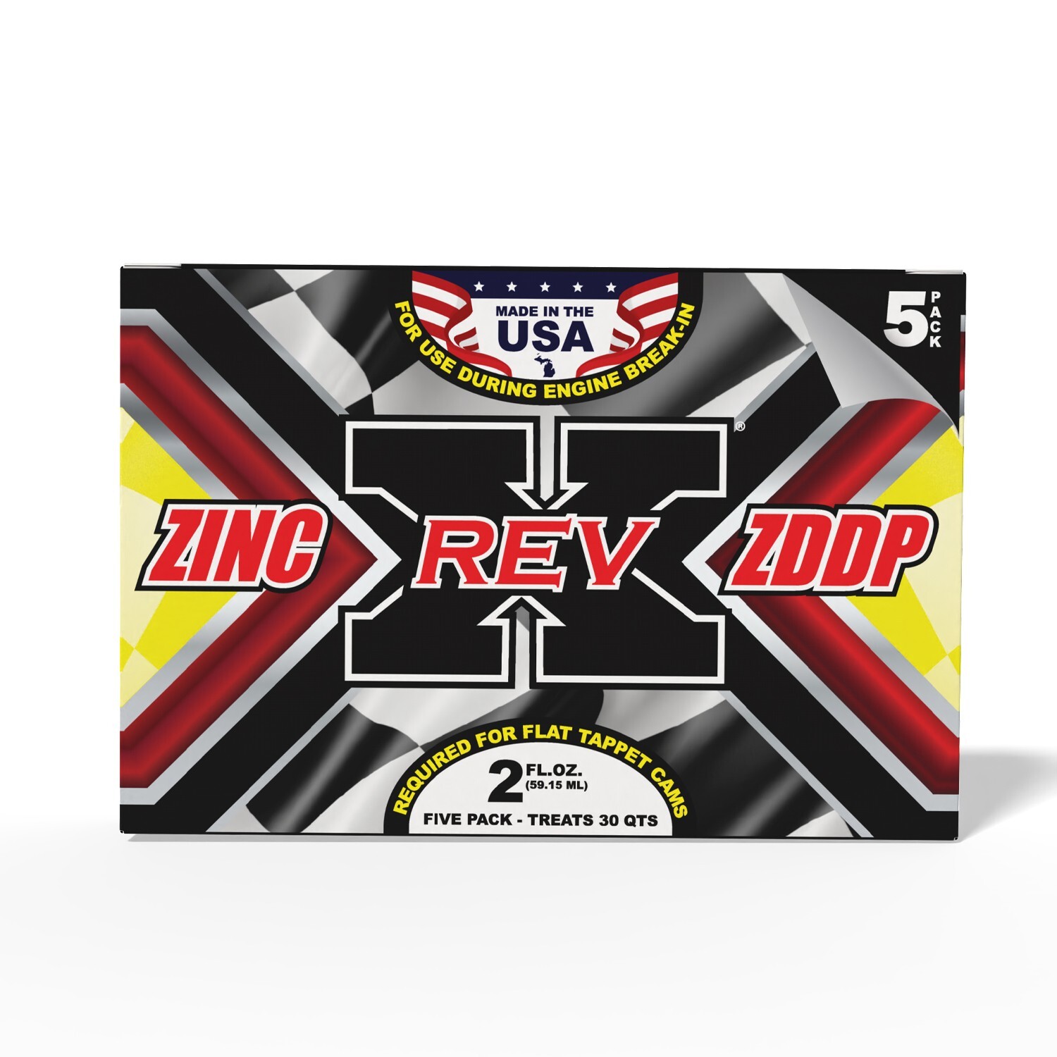 REV X Zinc ZDDP Oil Additive (5 Pack) 2 fl. oz. – Restore the Protection