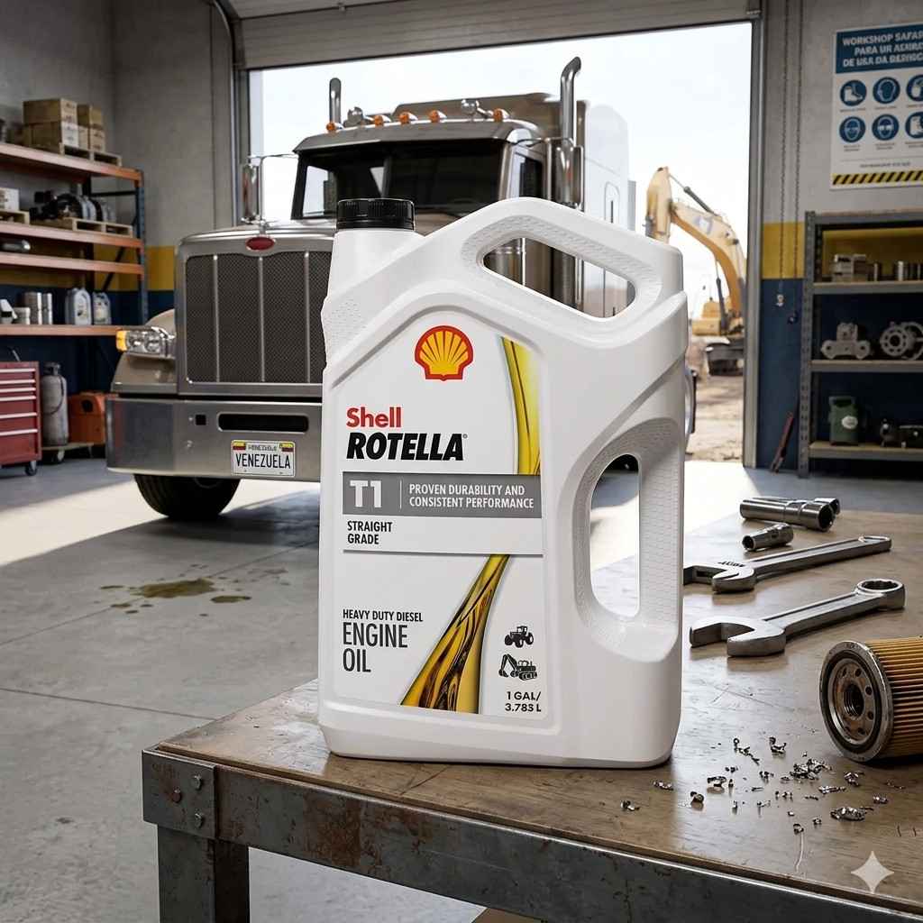 Shell Rotella T1 SAE 30 Straight Grade Heavy Duty Diesel Engine Oil 1 Quart