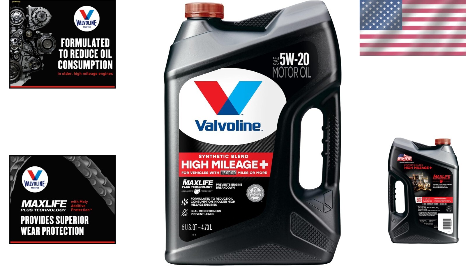 High Mileage 150K Motor Oil SAE 5W-20 – Engine Protection & Performance