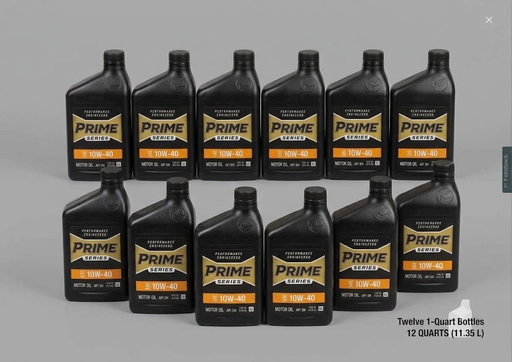 Prime Conventional Motor Oil SAE 10W-40 12 pk., 1-qt. bottles Made in USA