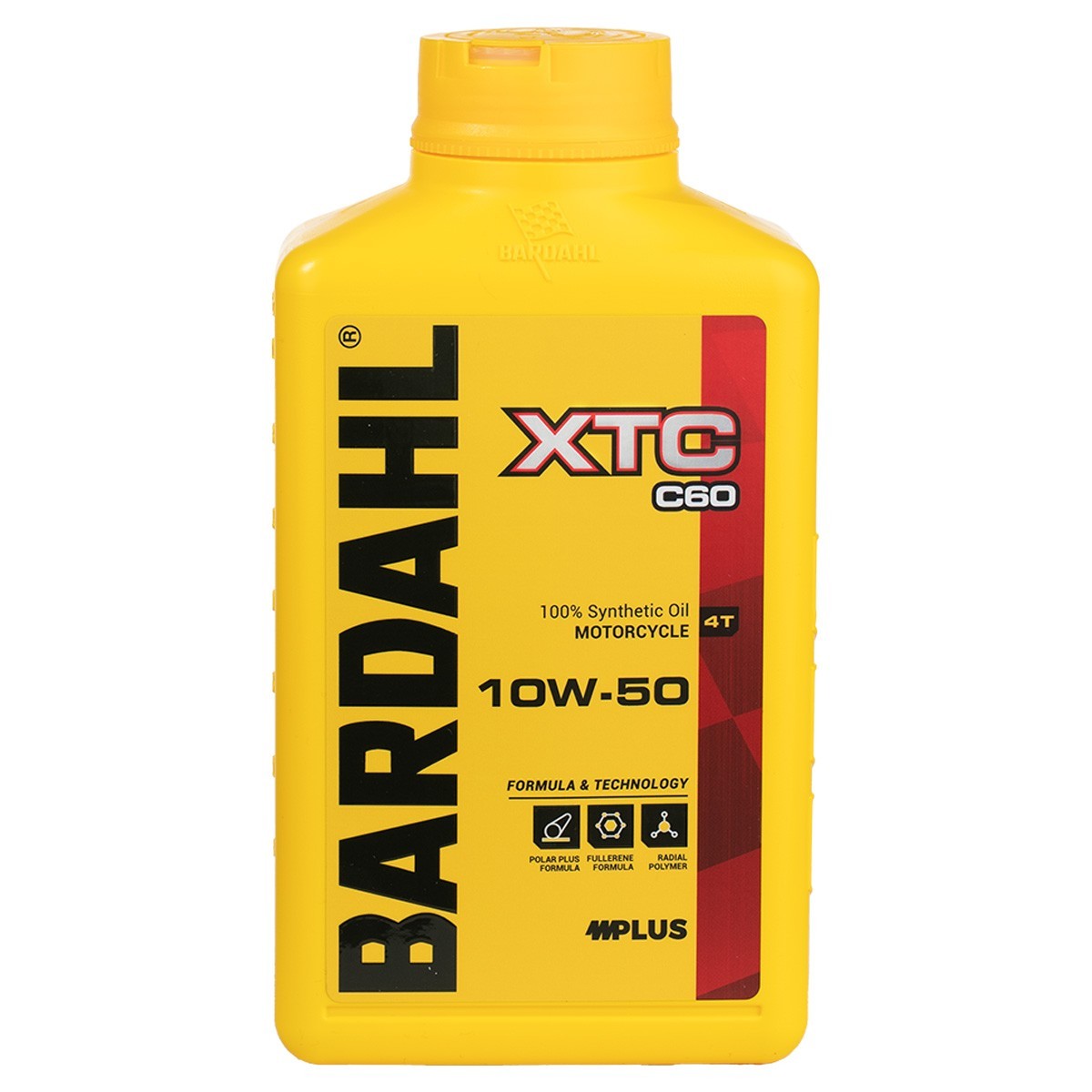 4Lt 100% SYNTHETIC MOTORCYCLE ENGINE OIL 4T BARDAHL XTC C60 10w50 MA2 FULLERENE-POLAR