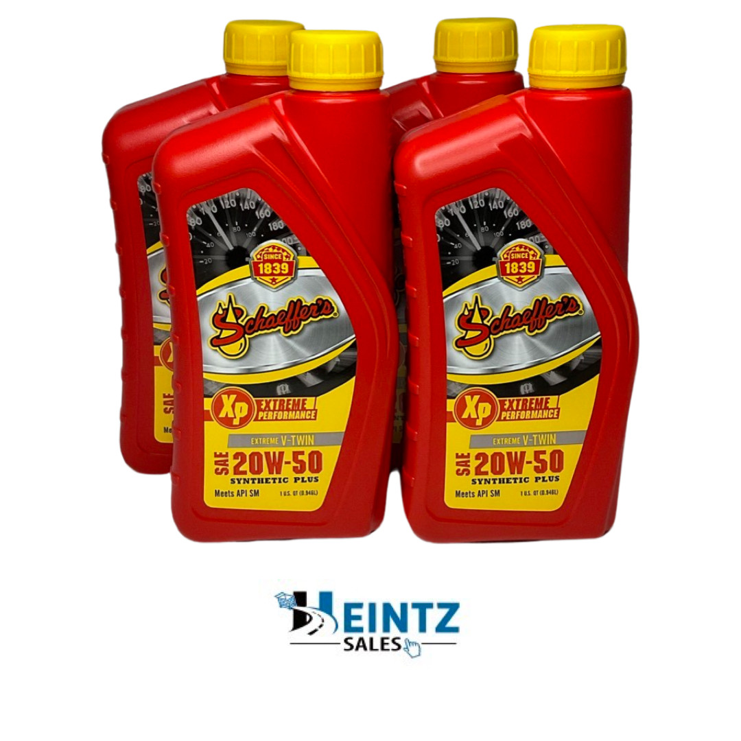 Schaeffer’s 707 4 pk-Extreme V-Twin 20w50 Synthetic Plus Oil- Harley + JASO MA-2