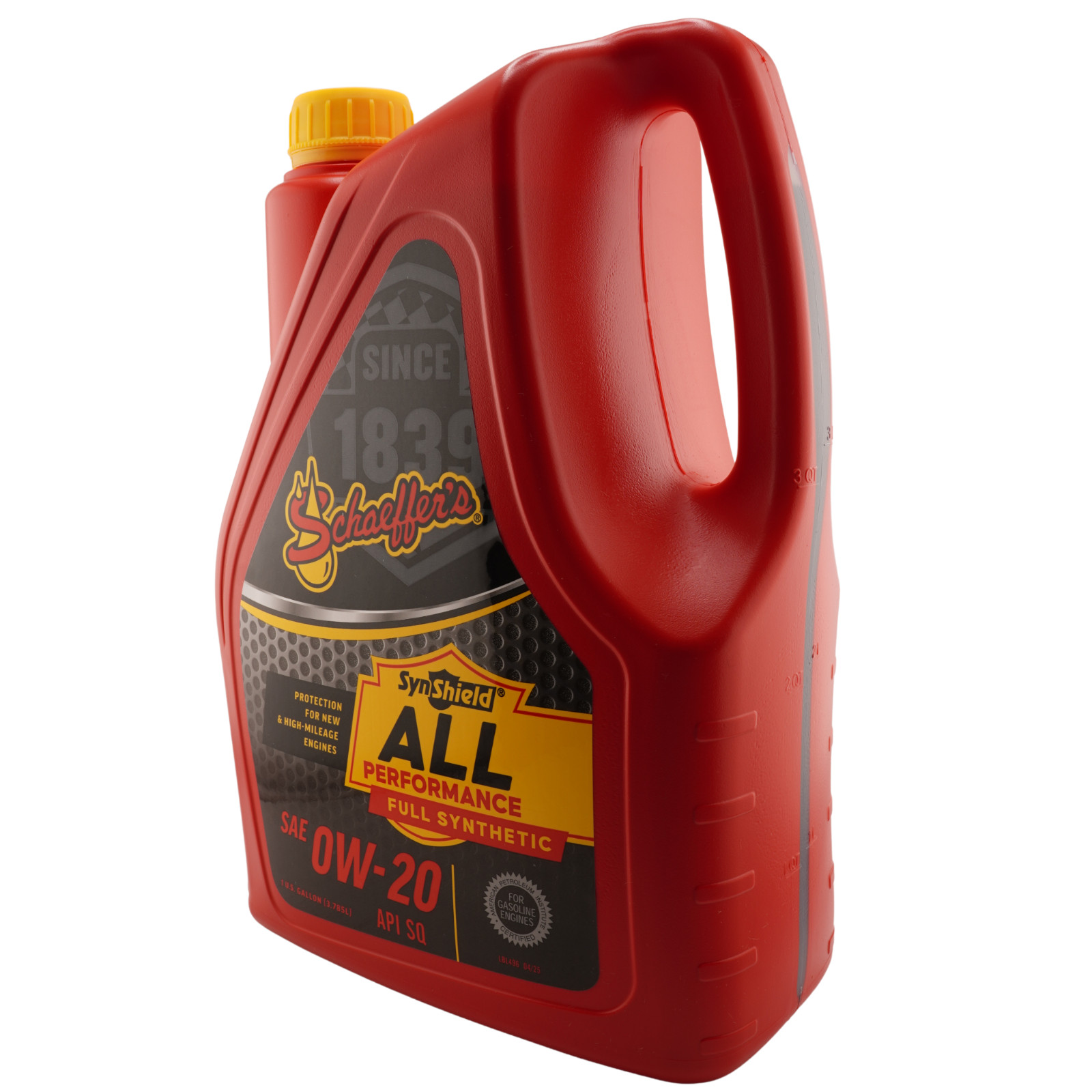 Schaeffer’s 6020 SynShield Performance Full Synthetic 0W-20 Oil, 1 Gal. – 2 Pack