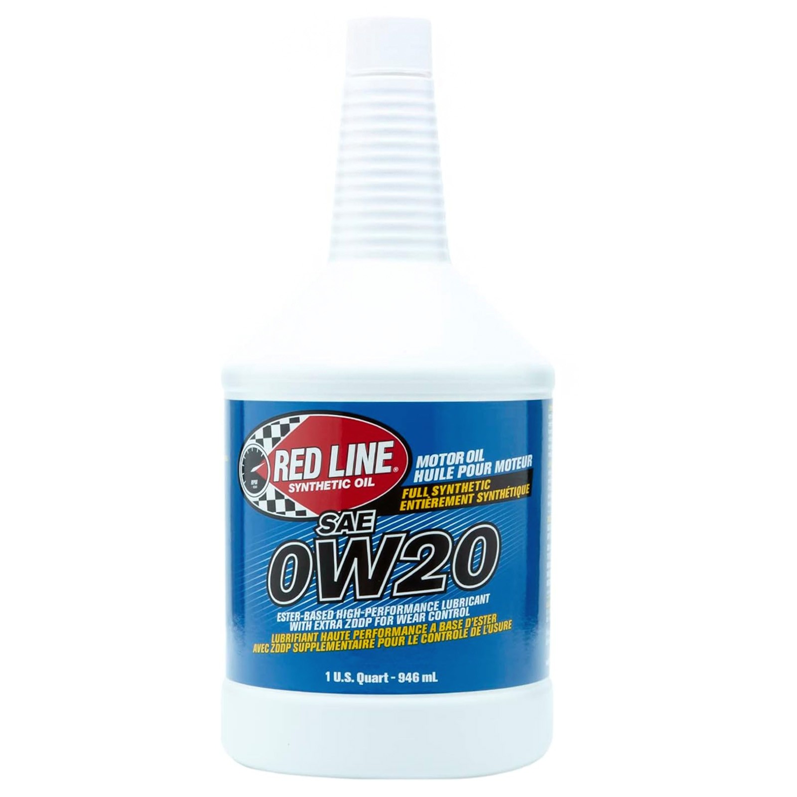 Red Line Oil Full Synthetic 0W20 Engine Motor Oil 1 Quart Bottle Single 11804