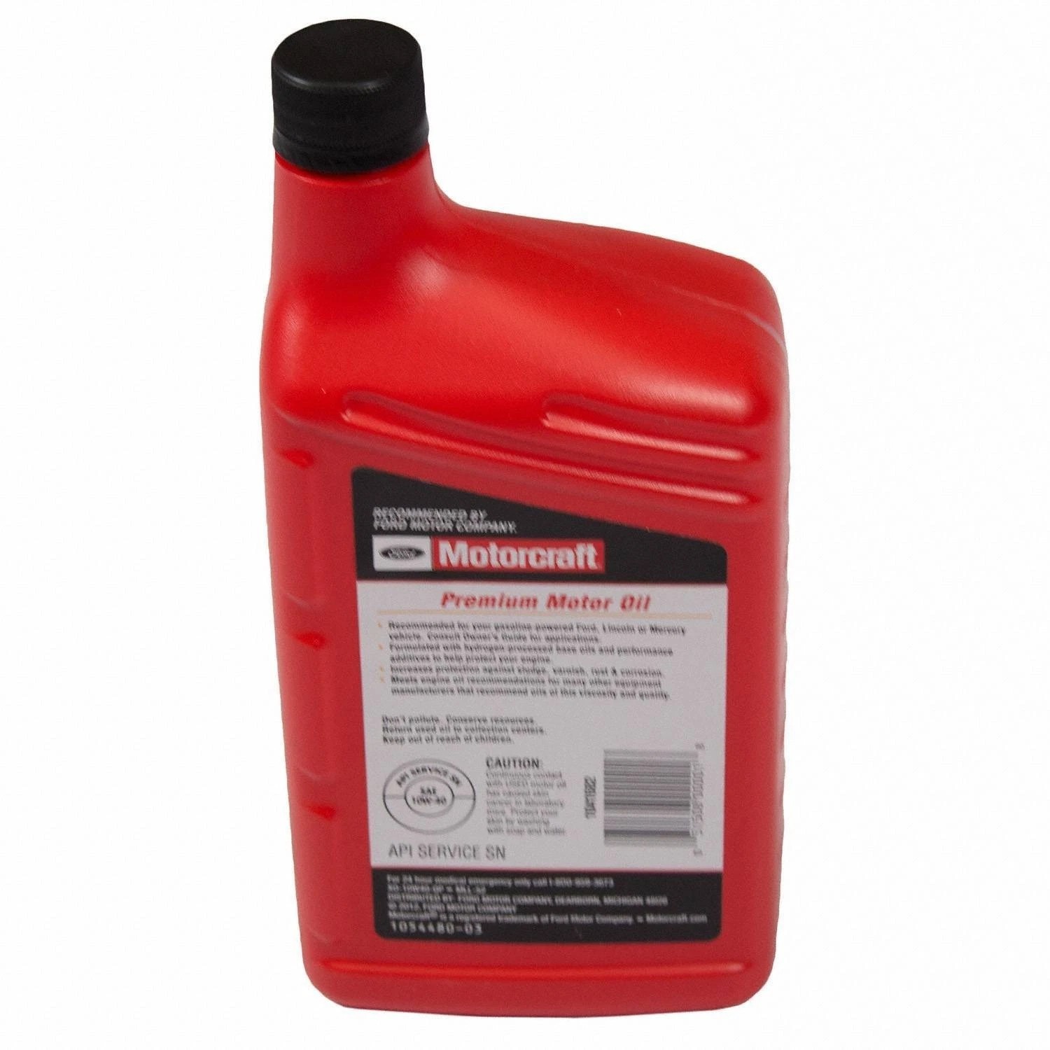 MOTORCRAFT XO10W40QP Premium; SAE 10W-40; 1 Quart