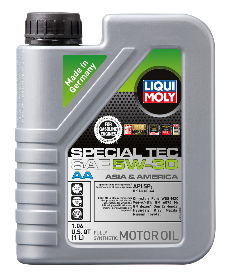 LIQUI MOLY 1L Special Tec AA SAE 5W30 Synthetic Motor Oil for Gasoline Engines