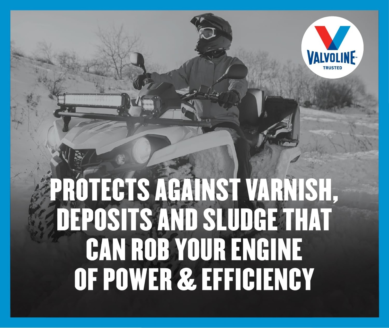 Valvoline 4-Stroke ATV/UTV SAE 10W-40 Motor Oil 1 QT, Case of 6