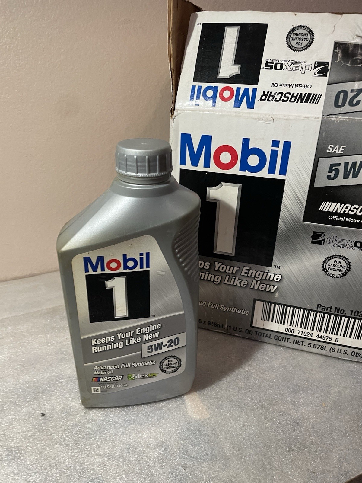 Mobil 1 6Pk 5w20 Motor Oil