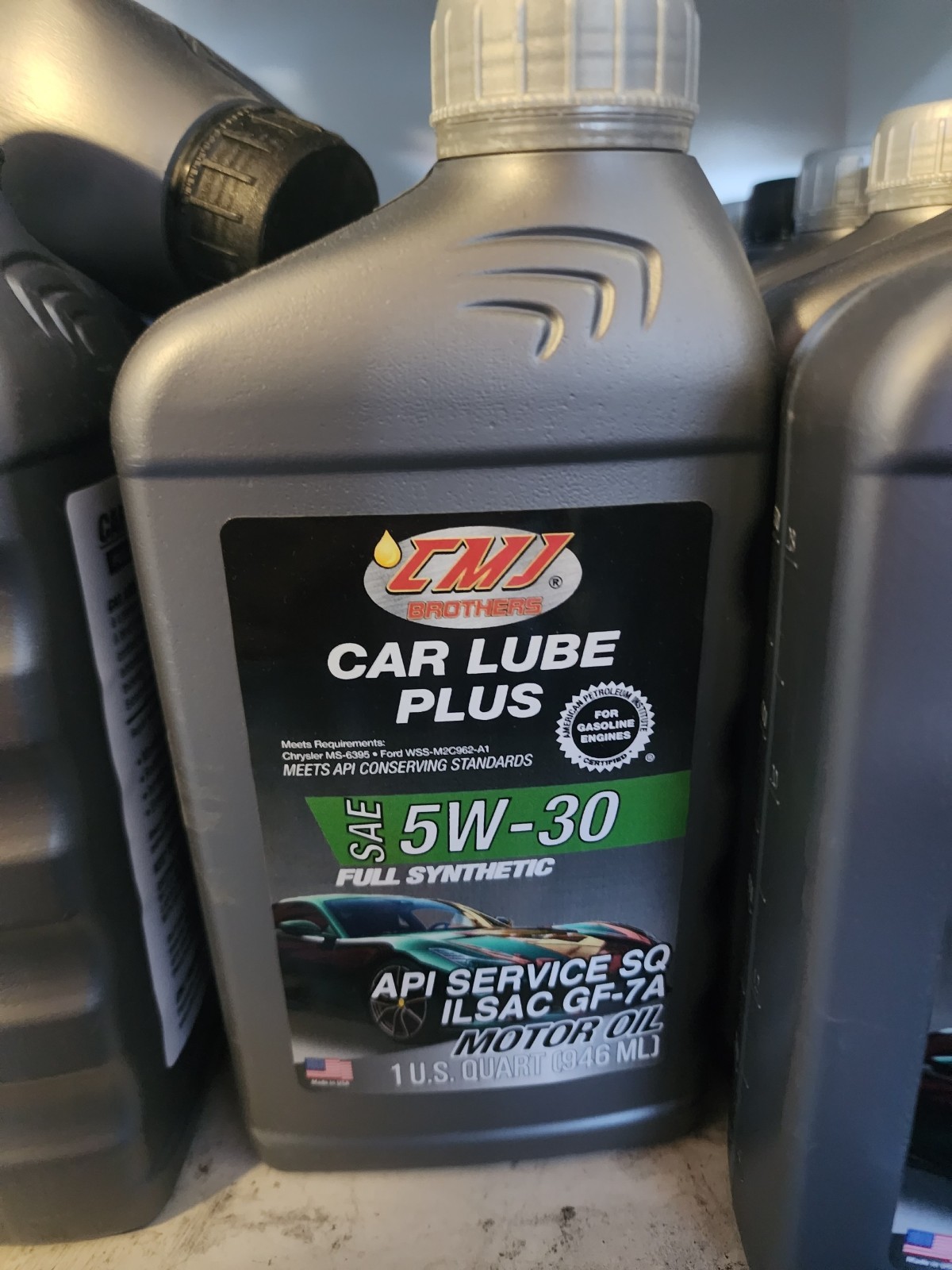 5W-30 CMJ Brothers Car Lube Plus SAE 5W-30 Full Synthetic Motor Oil