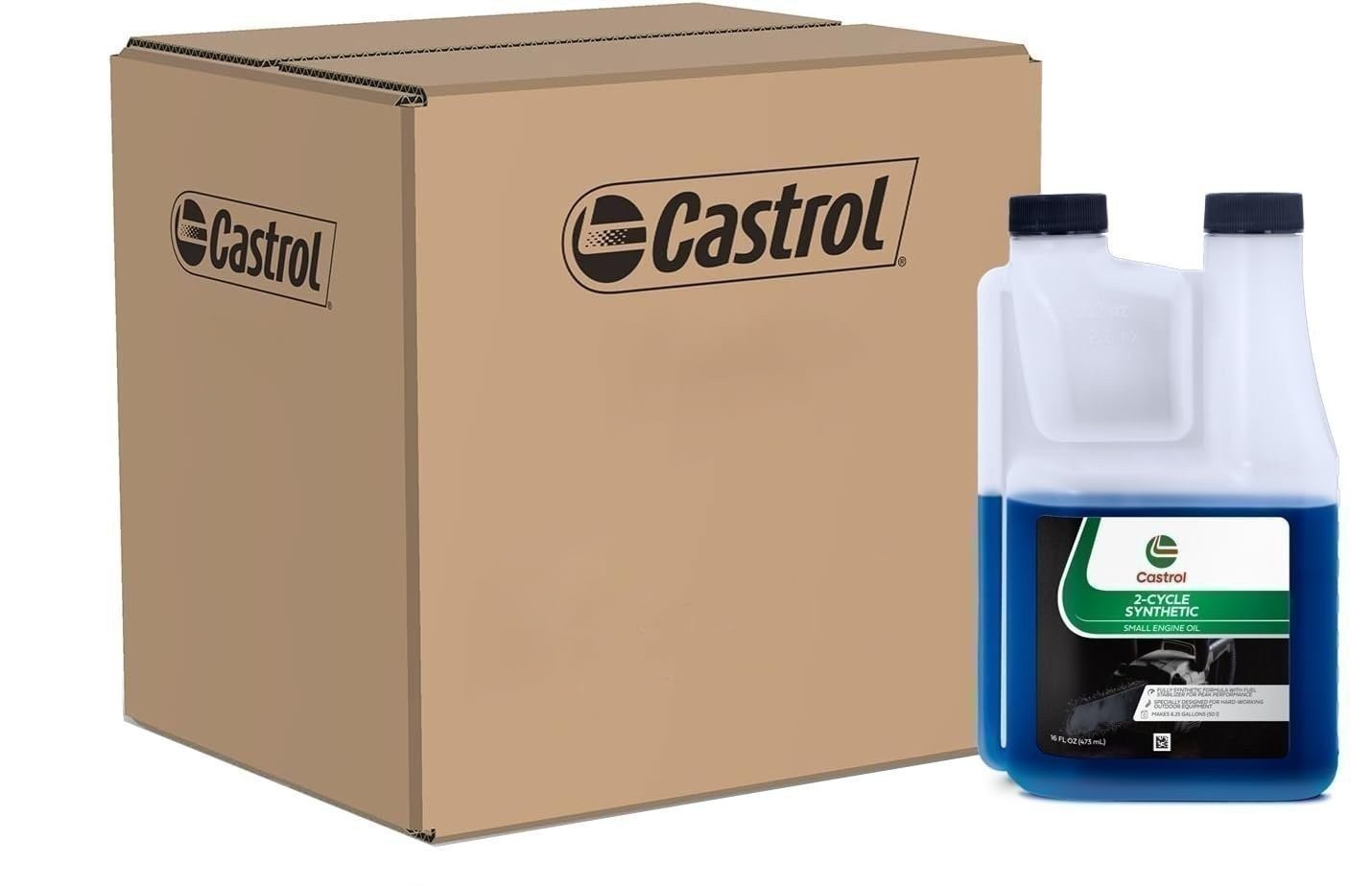 Castrol 2 Cycle Full Synthetic Oil – 6 Pack | Small Engine Formula