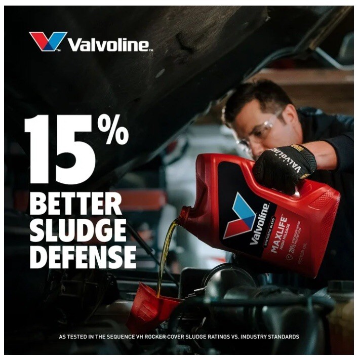 Valvoline MaxLife High Mileage 5W-30 Synthetic Blend Motor Oil 5 Quart