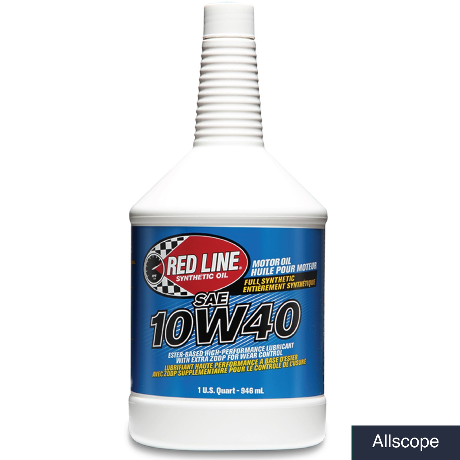 SAE 10W40 Fully Synthetic Motor Oil for Engines, 1 Quart, 12 Pack