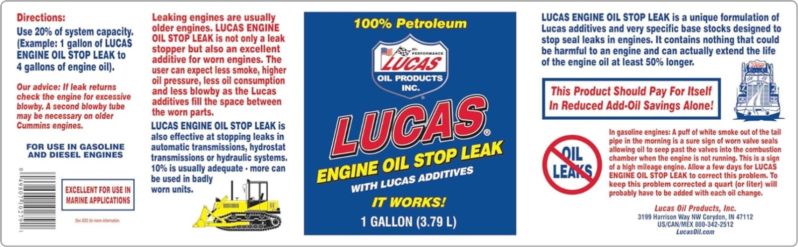 Professional Grade Leak Stop Additive – 1 Gal