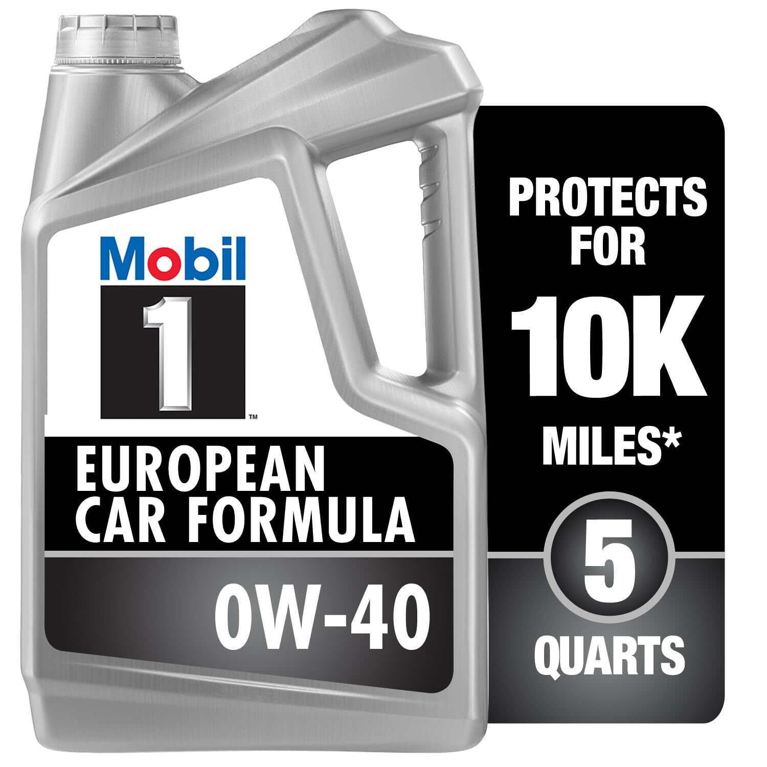 Mobil 1 FS European Car Formula Full Synthetic Motor Oil 0W-40 5 Quart