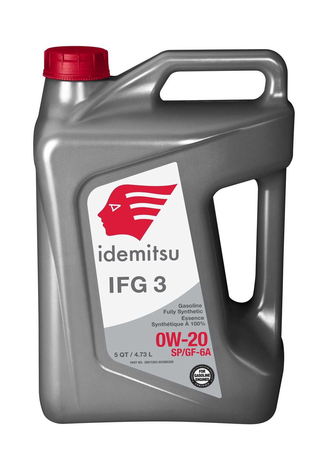 5 Quarts Idemitsu 30015203-95300C020 Full Synthetic 0W-20 Engine Oil SP/GF-6